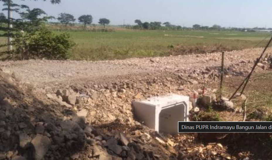 Dinas PUPR Indramayu Bangun Jalan di Desa Pranti